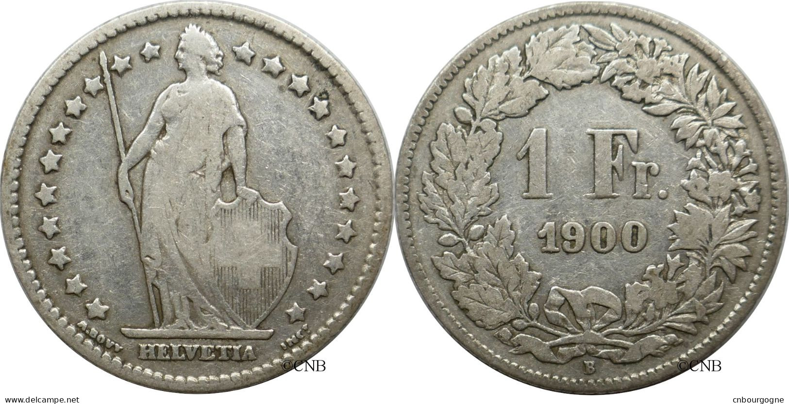 Suisse - Confédération Helvétique - 1 Franc 1900 B - TB/VF25 - Mon6217 - 1 Franken