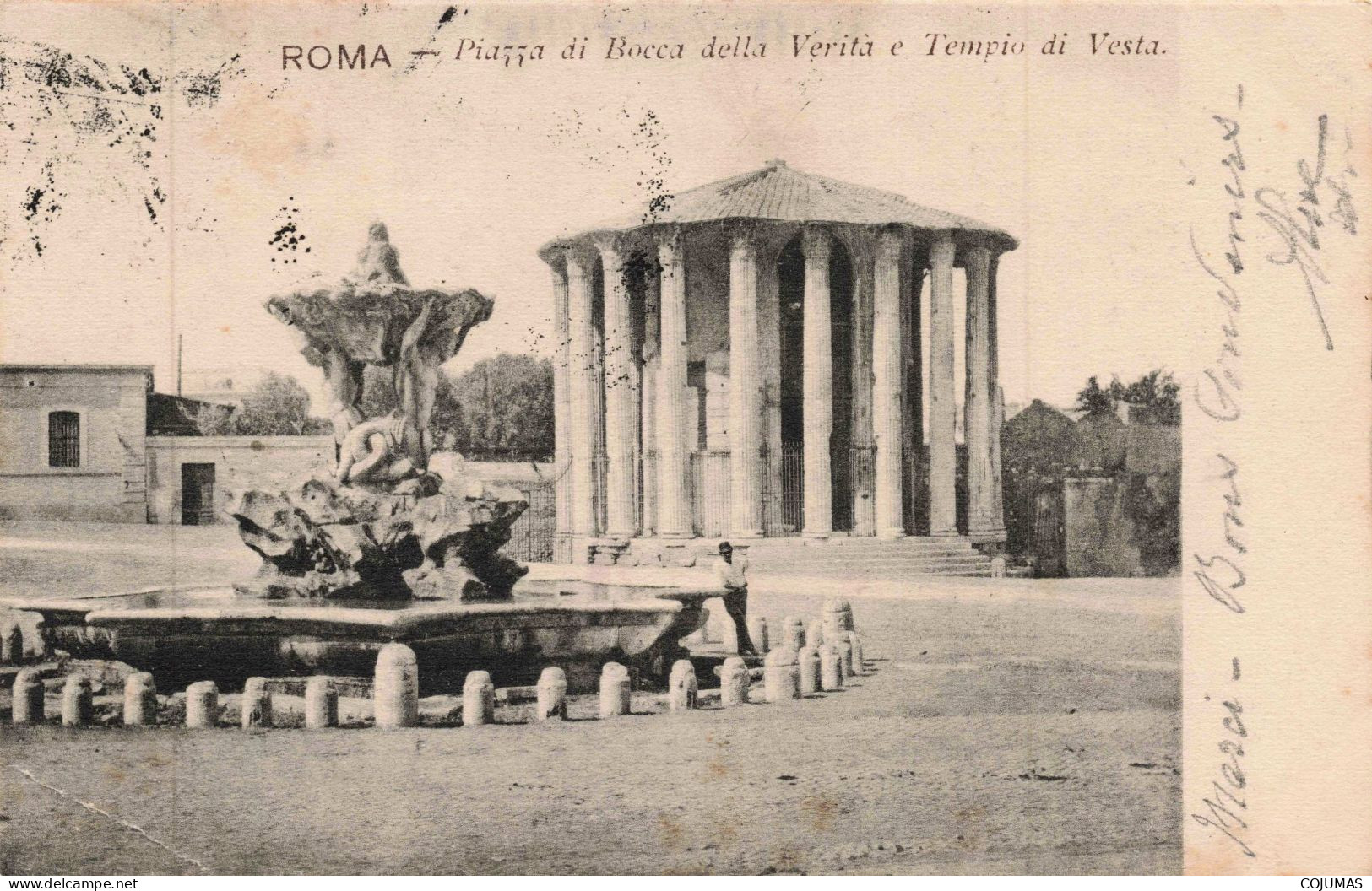 ITALIE _S28569_ Roma - Piazza Di Bocca Della Verita E Tempio Di Vesta - Other & Unclassified