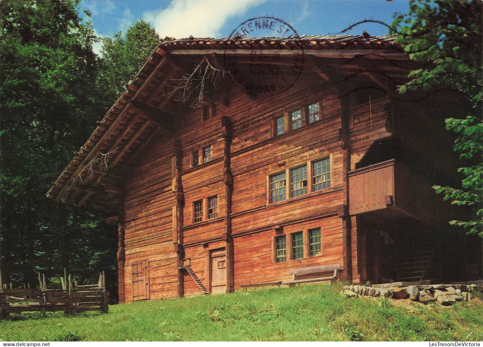 ALLEMAGE-Schweiz - Freilichtmuseum Ballenberg Ob Brienz - Bergbauernhaus Aus Adelboden - Berner Oberland - Carte Postale - Bastei (sächs. Schweiz)