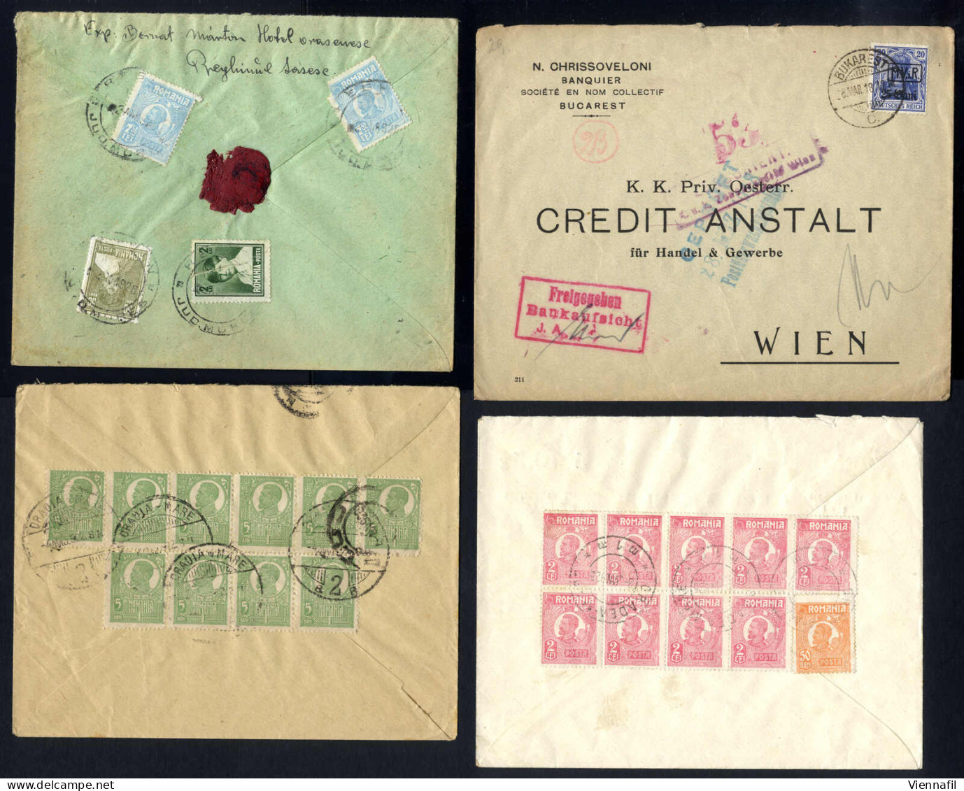 Cover 1894-1942, Lot Von 24 Postkarten (viele Aus Der Zeit Vor Und Während Des I. Weltkrieges, Darunter Feldpost, Teils  - Otros & Sin Clasificación