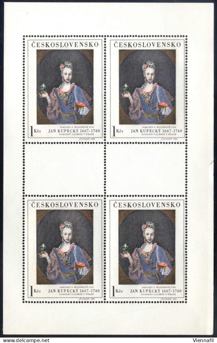 ** 1966, Kunstwerke Aus Der Nationalgalerie, Lot Von 10 Postfrischen Kleinbogensätzen (Mi. 1668-72. KB, € 1.500) - Sonstige & Ohne Zuordnung