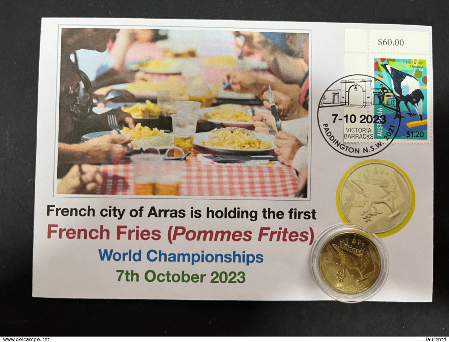 6-5-2024 (6-5-2024) Big Swoop (with French Fries) For French Fries (Frites) 1st World Championship In Arras - Dollar