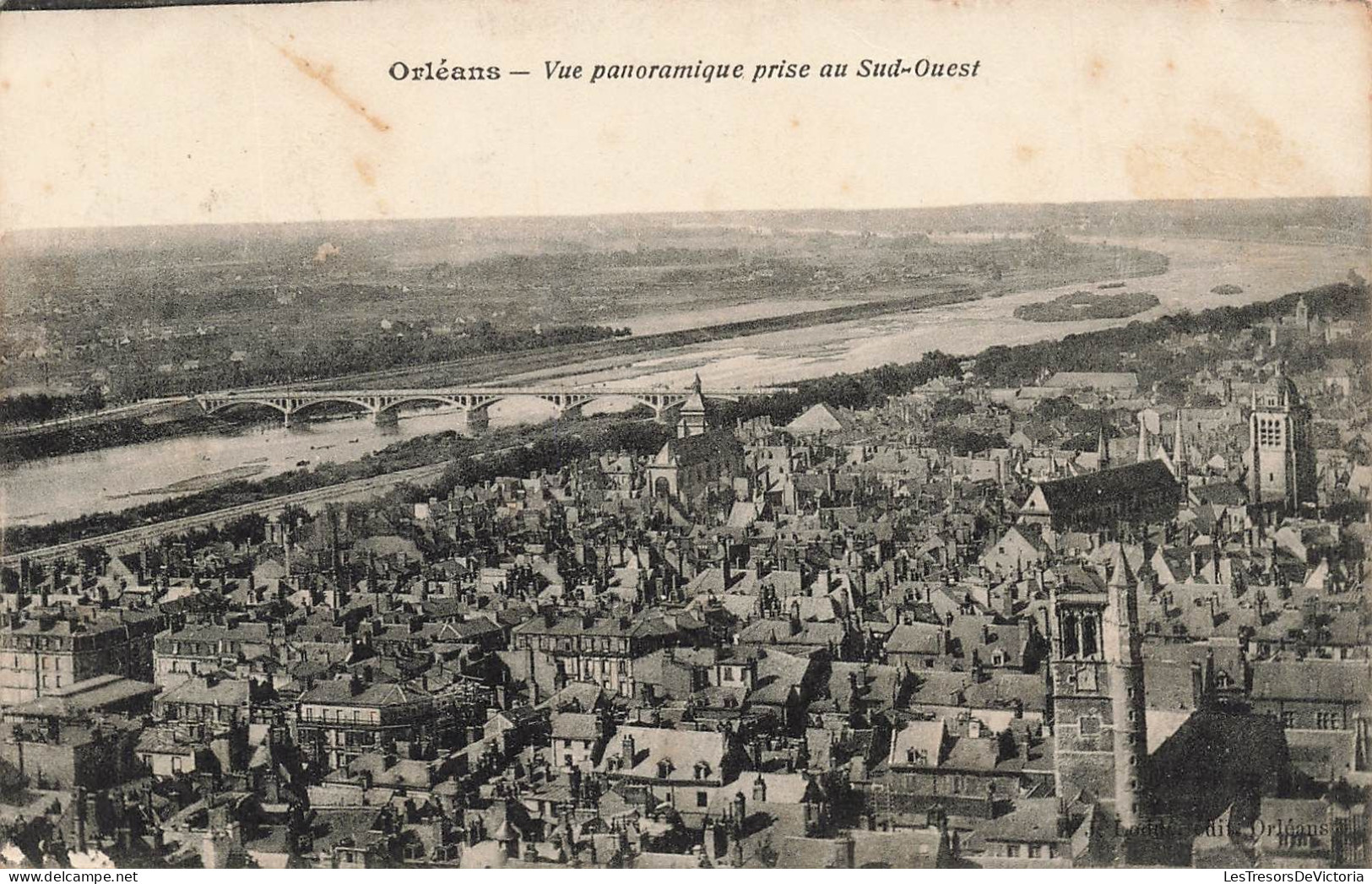 FRANCE - Orleans - Vue Panoramique Prise Au Sud-Ouest - Carte Postale Ancienne - Orleans