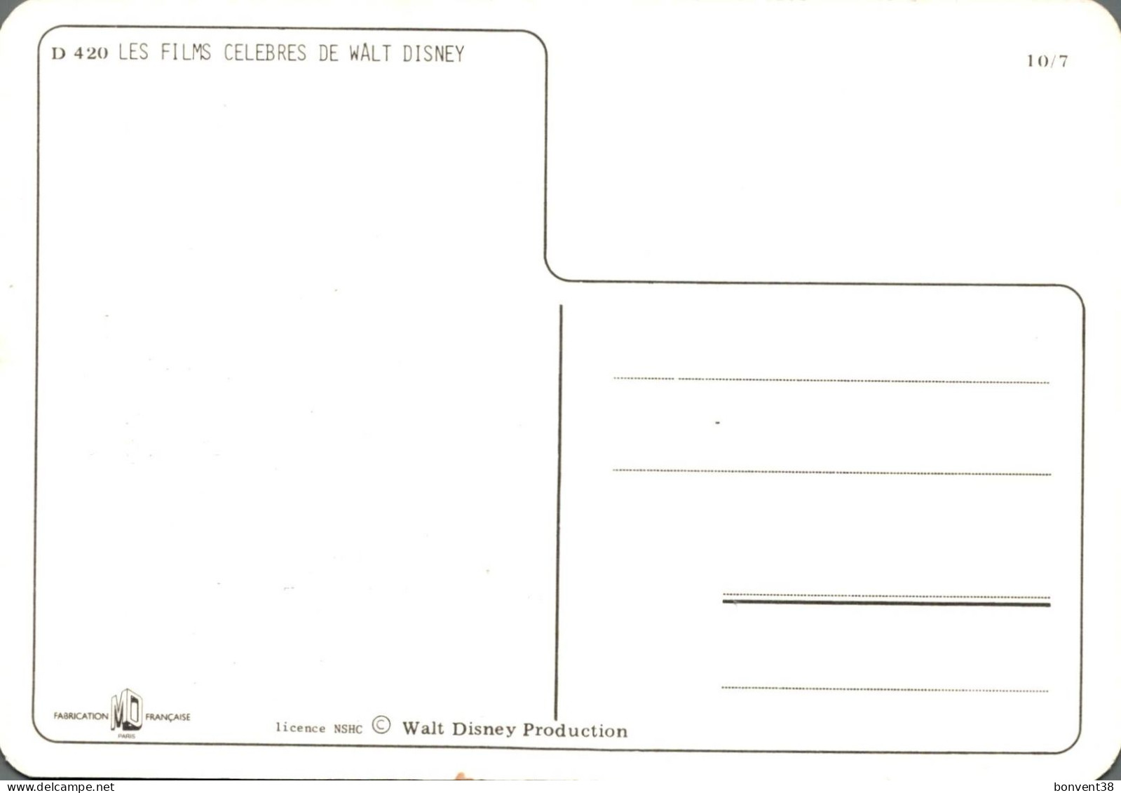 K0605 - WALT DISNEY - LES ARISTOCHATS - Carte Semi Moderne - Altri & Non Classificati