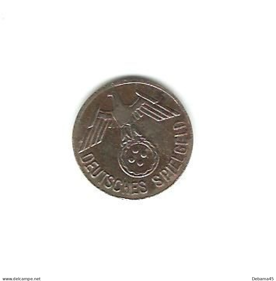531/ ALLEMAGNE : Jeton (monnaie De Jeu ?) : 2 Rechenpfennig/Deutsches Spielgeld (0.8 Cm Diamètre - 0.68 Gramme) - Altri & Non Classificati