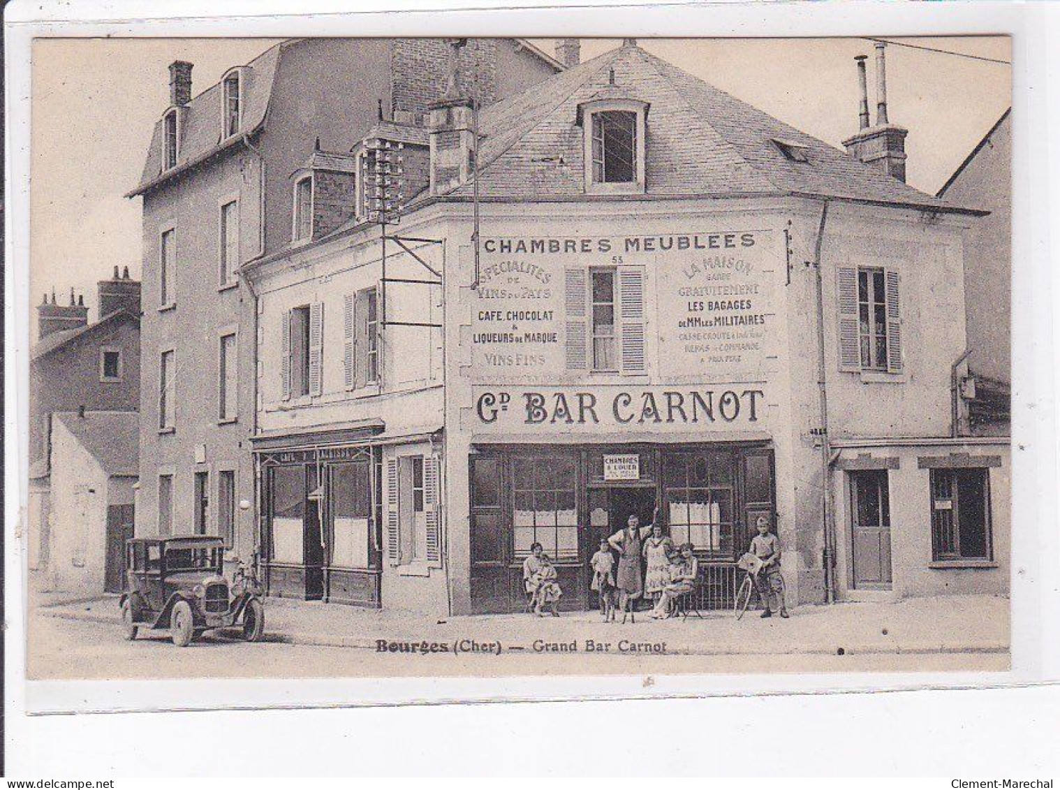 BOURGES: Grand Bar Carnot - état - Bourges
