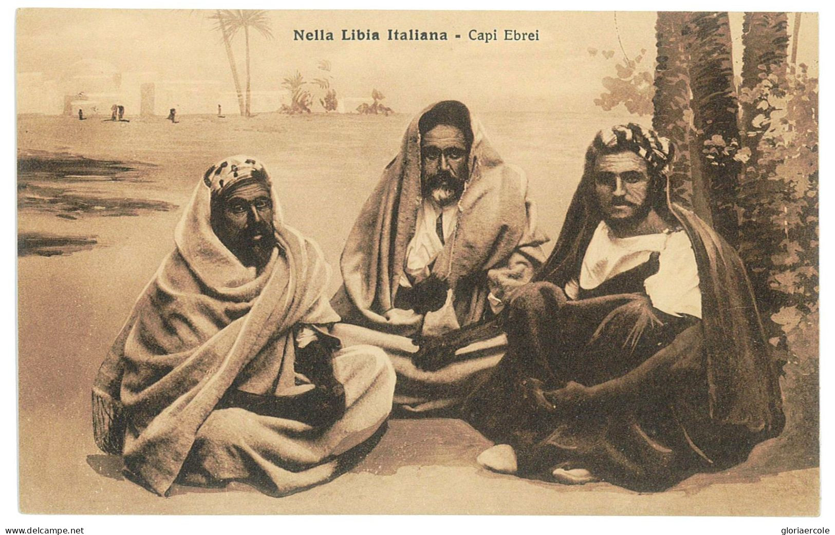 P3059 - LIBIA, CAPI EBREI, RARA! - Libyen