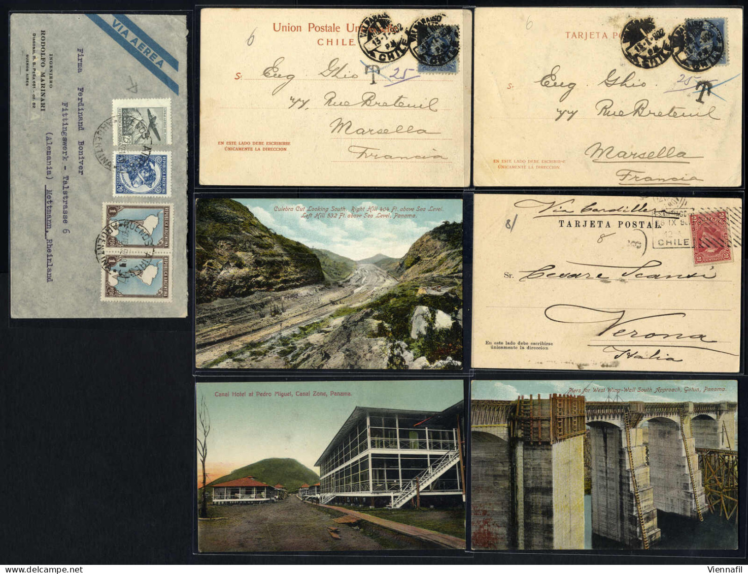 Cover 1862/1940, Ca 40 Ansichtskarten, Ganzsachen Und Briefe, Alle Bilder Im Onlinekatalog - Autres - Amérique