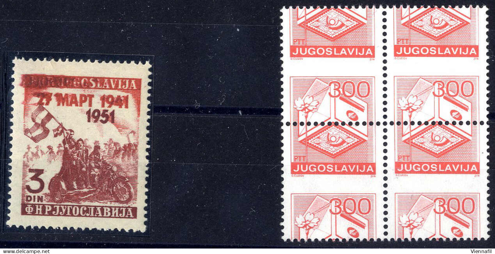 **/*/o Jugoslawien 1921/89, meist ungebrauchte und ein wenig gestempelte Sammlung auf Einsteckblättern, dabei auch Reich
