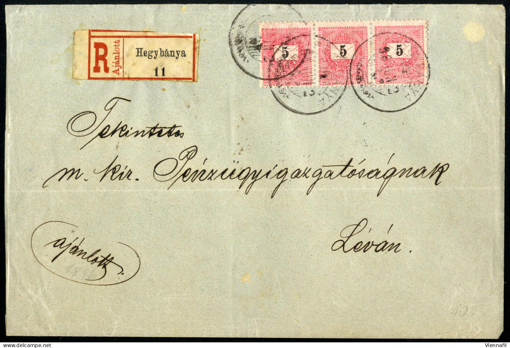 cover Ungarn 1871/1953 ca., Lot mit 30 Briefen / Paketkarten / Ganzsachen im Album, ein Attest, Abbildungen siehe Online