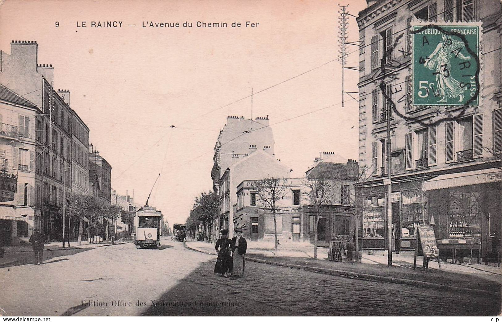 Le Raincy - L'Avenue Du Chemlin De Fer  -   CPA °J - Le Raincy