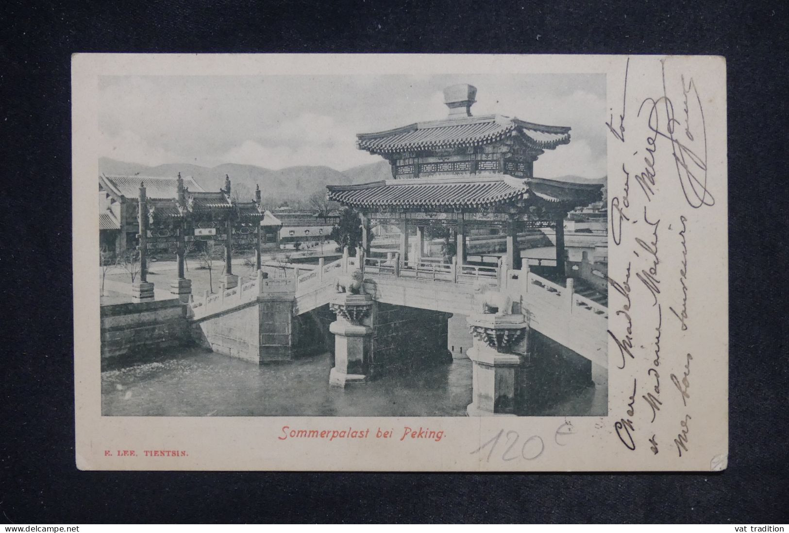 CHINE - Type Dragon Sur Carte Postale De Pékin Pour Paris  En 1902  - L 152382 - Storia Postale