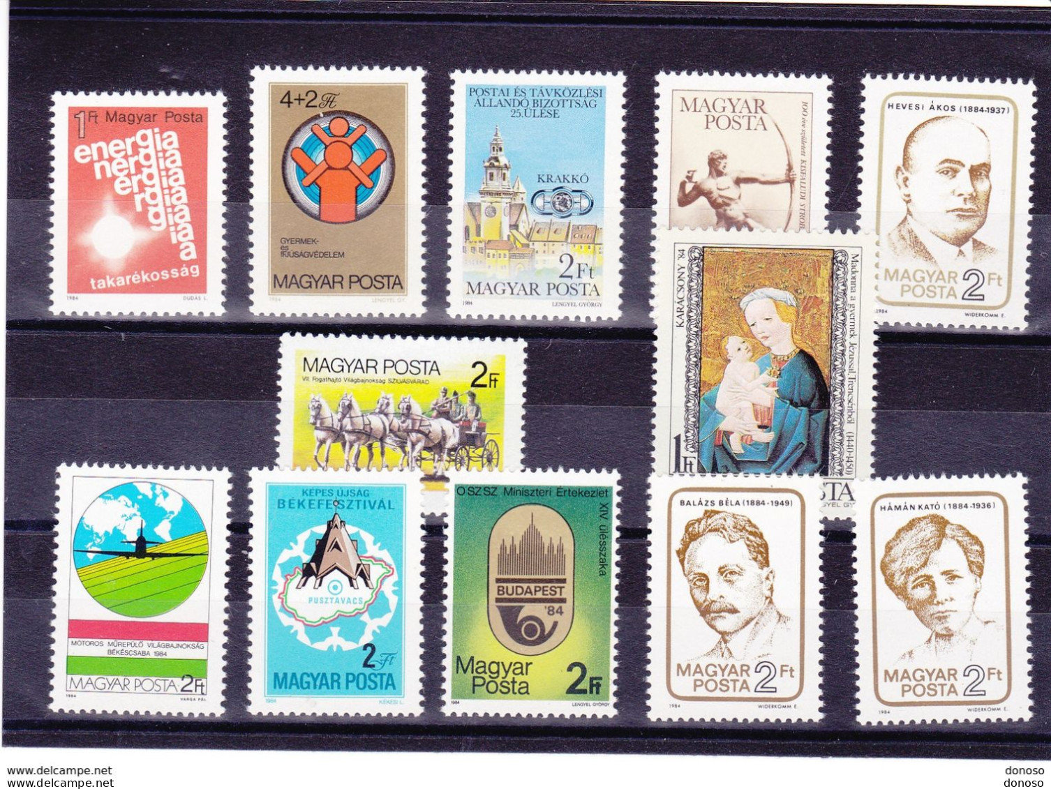 HONGRIE 1984 Yvert 2898-2899, 2910, 2918-2923, 2942-2944 NEUF** MNH Cote 7,60 Euros - Unused Stamps