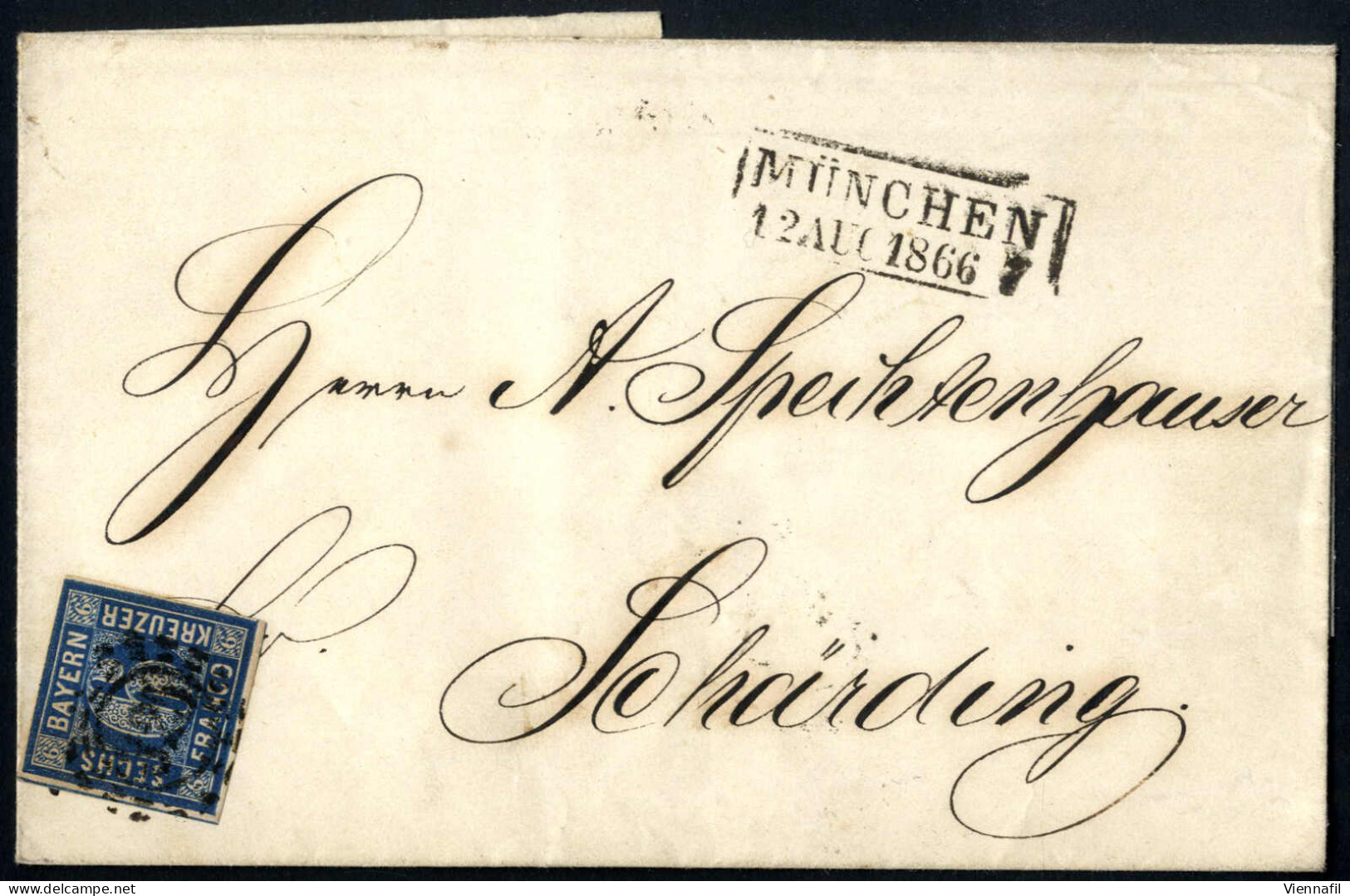 Cover BAYERN-WÜRTTEMBERG; Lot Von Ca. 73 Briefen Und Karten (bei Diesen Einige Nicht Gelaufen), Meist Von Bayern, Preuße - Otros & Sin Clasificación