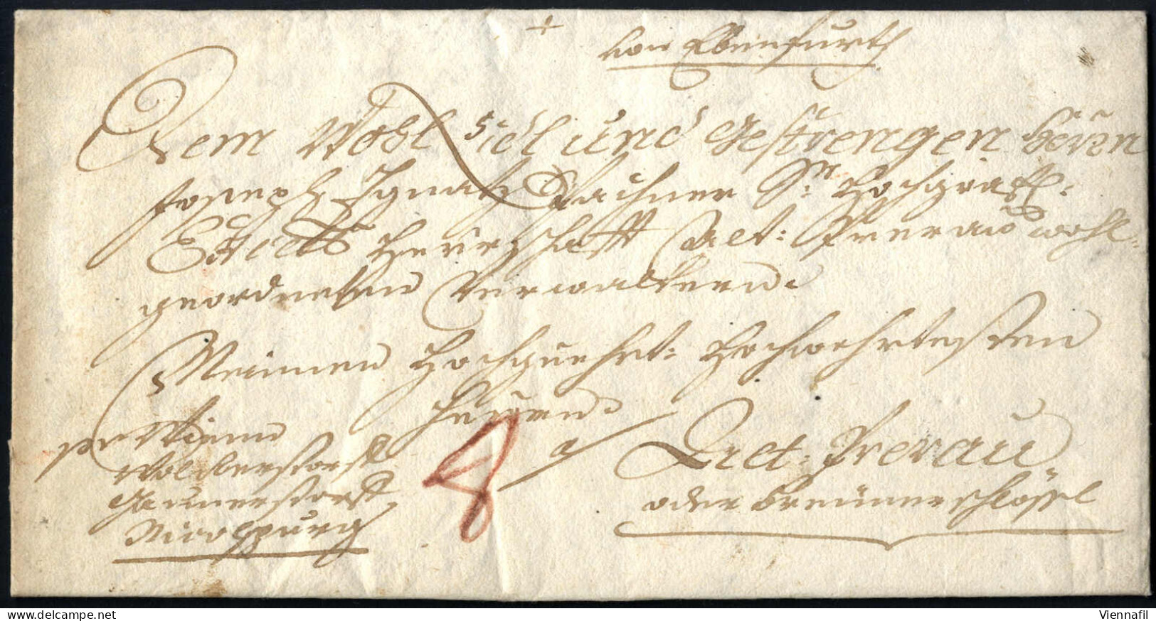 cover 1747/1857, 12 Lose früherer Auktionen, 11 Briefe und zwei Recepissen, meist von Niederösterreich, auch seltenere S