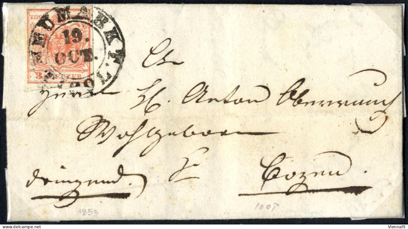 o/piece/cover 1850/1900 ca., interessantes Lot mit über 10 Briefen und ca. 50 Marken / Briefstücke in guter Qualität, Ab