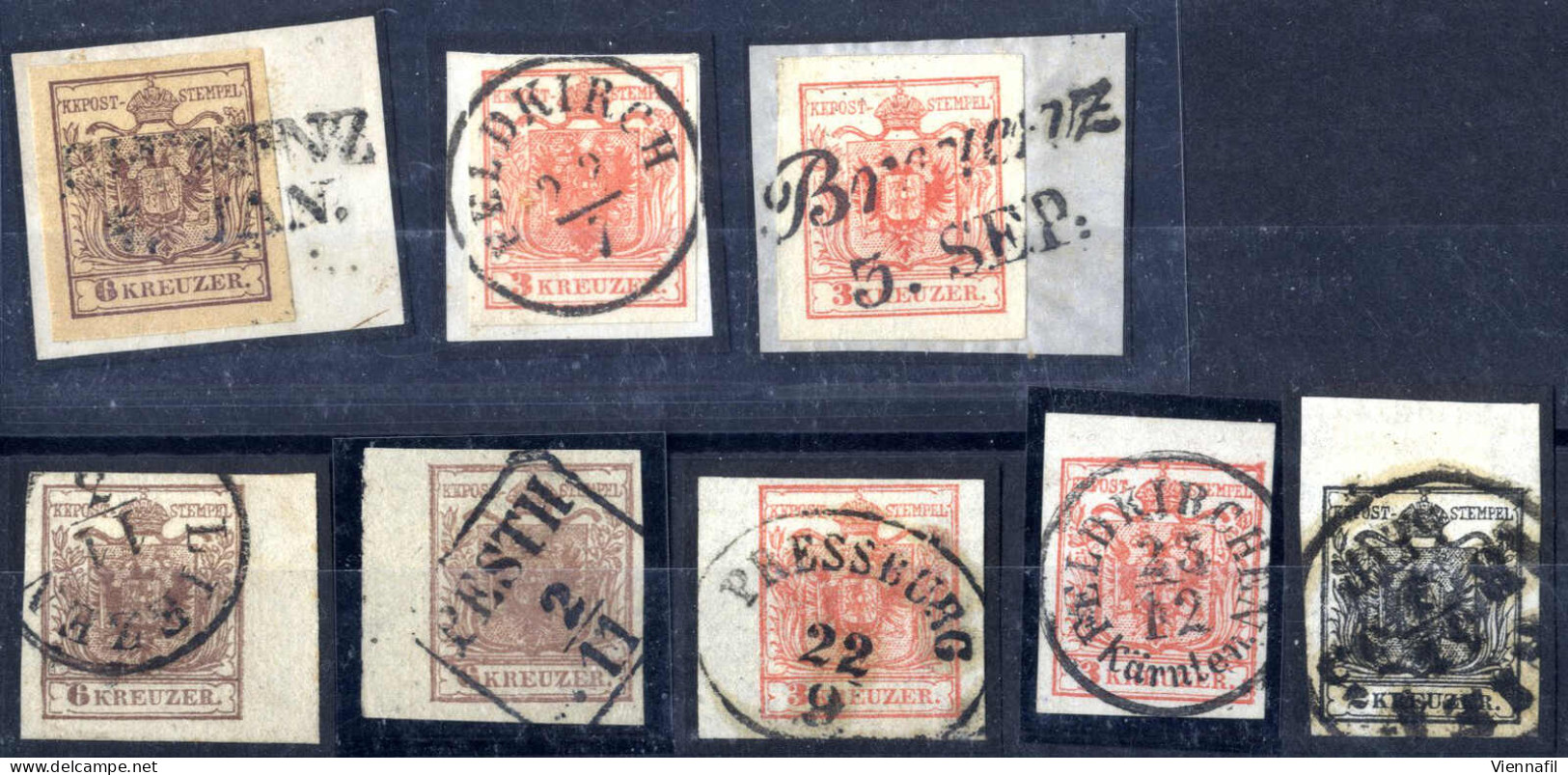 o/piece/cover 1850/1900 ca., interessantes Lot mit über 10 Briefen und ca. 50 Marken / Briefstücke in guter Qualität, Ab