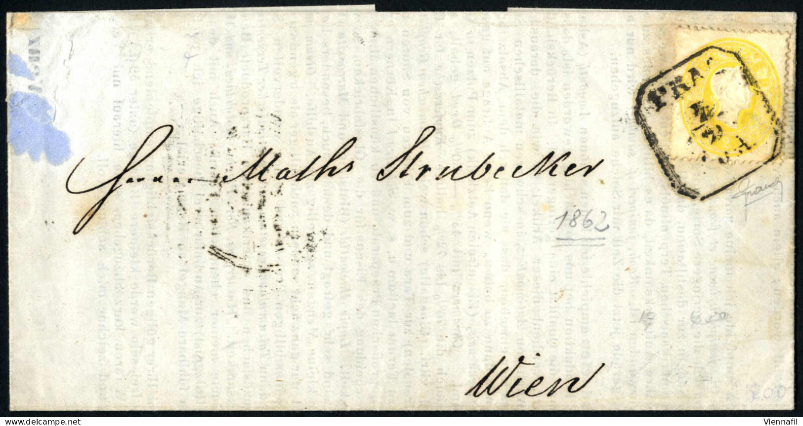 Cover 1860/65, Brieflot Mit Neun Belegen, Dabei Ein Attest, Abbildungen Siehe Onlinekatalog - Collections