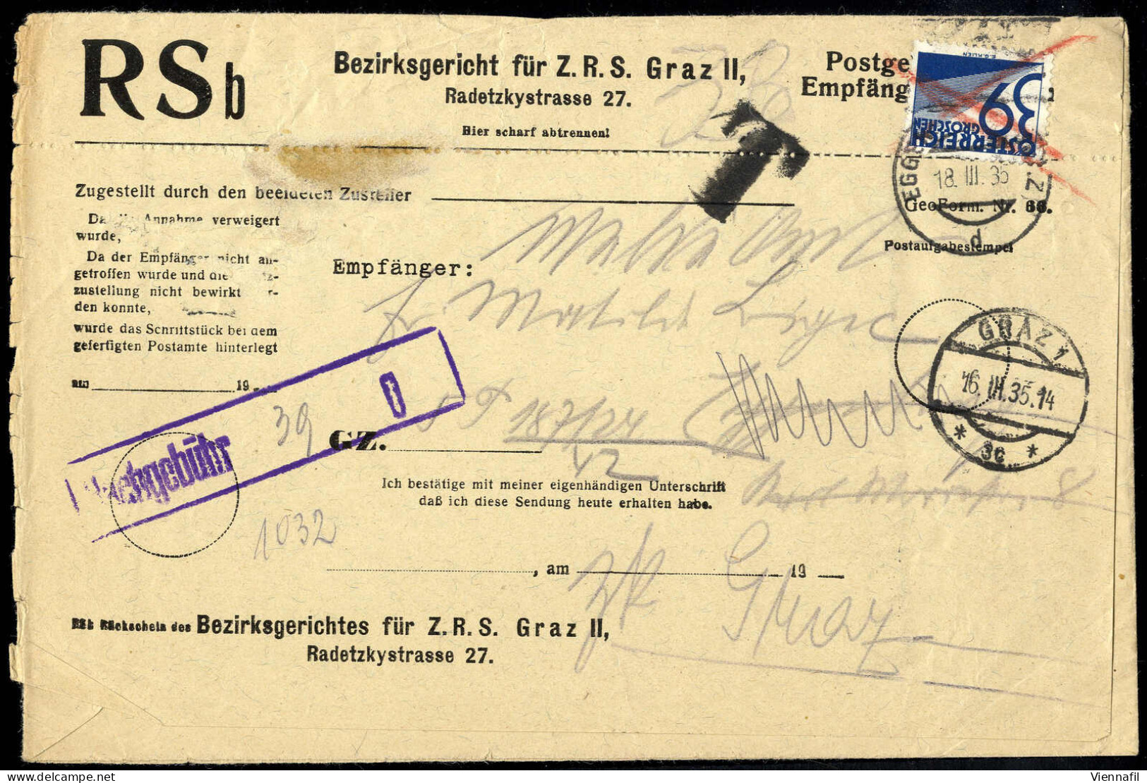 cover 1900-1931, vier Brieflots aus früheren Auktionen, insgesamt ca. 30 Stück, darunter mehrere Reko- und Reko-Expressb