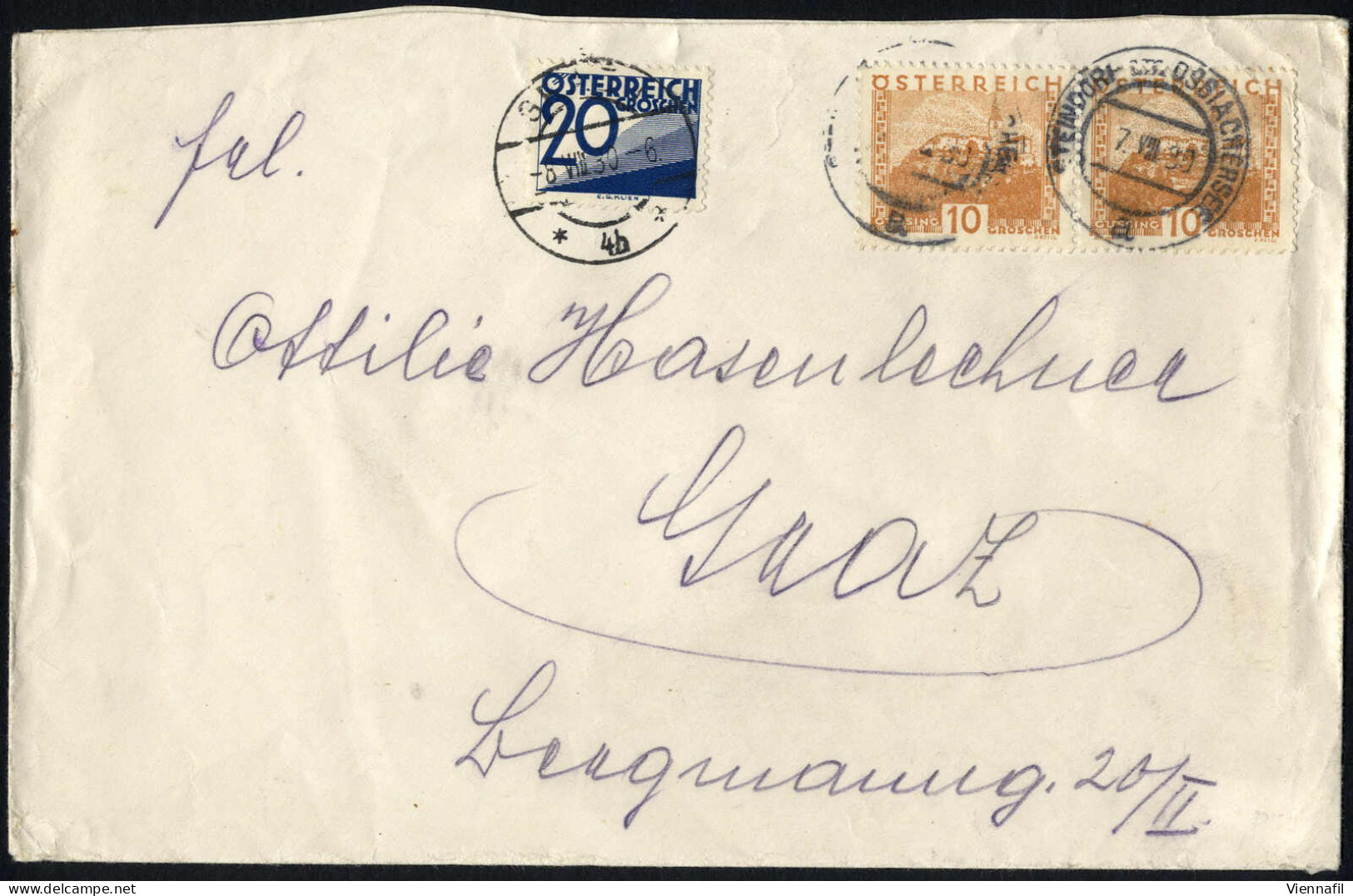 cover 1900-1931, vier Brieflots aus früheren Auktionen, insgesamt ca. 30 Stück, darunter mehrere Reko- und Reko-Expressb