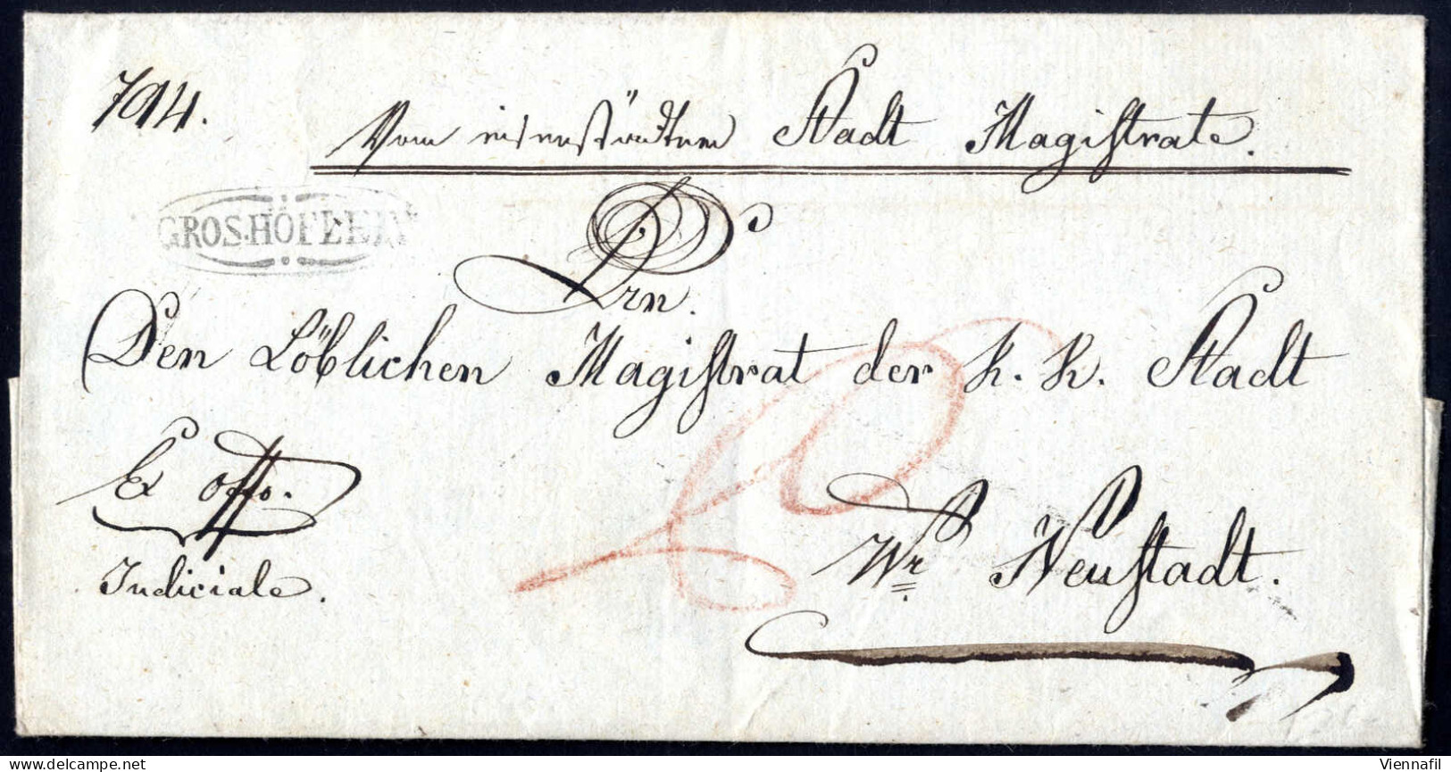 Cover Burgenland 1830/49 Ca., Lot Mit Neun Vorphilabriefen, Dabei Wimpassing, Gr. Höflein, P. Gschiesz, Parendorf In Gut - Sammlungen