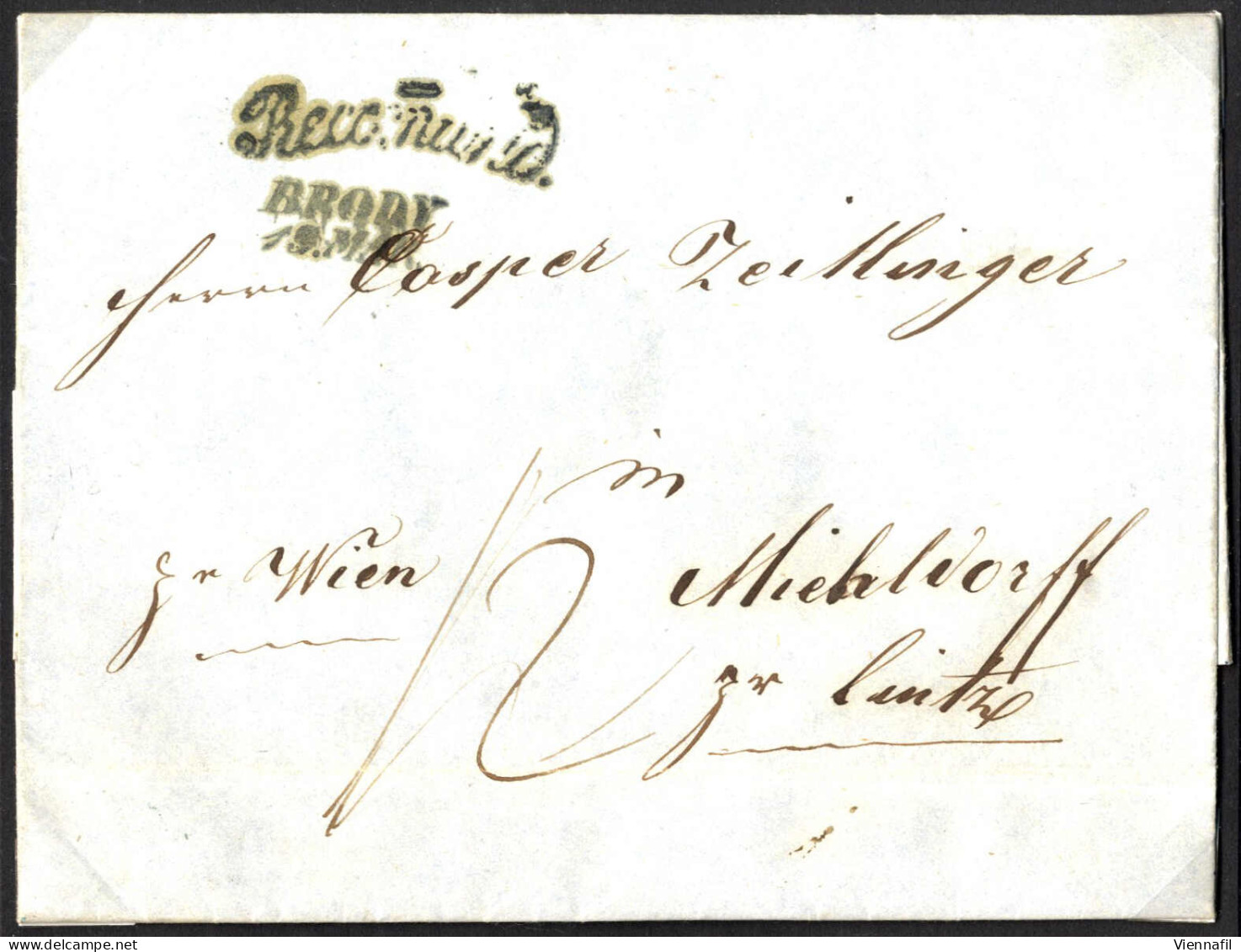 Cover Galizien 1813/1847 Ca., Sammlung Mit über 200 Vorphilabriefen, Dabei Auch Reko, Ca. 8000 Müllerpunkte, Abbildungen - Verzamelingen