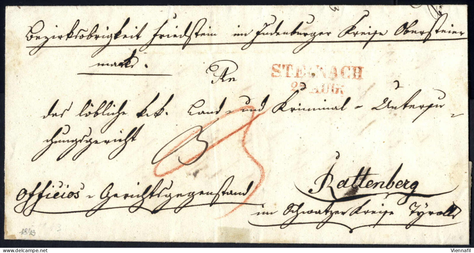 Cover Steiermark 1745/1850 Ca., Sammlung Mit über 150 Vorphilabriefen, Darunter Auch Reko, Ca. 5000 Müllerpunkte, Abbild - Sammlungen