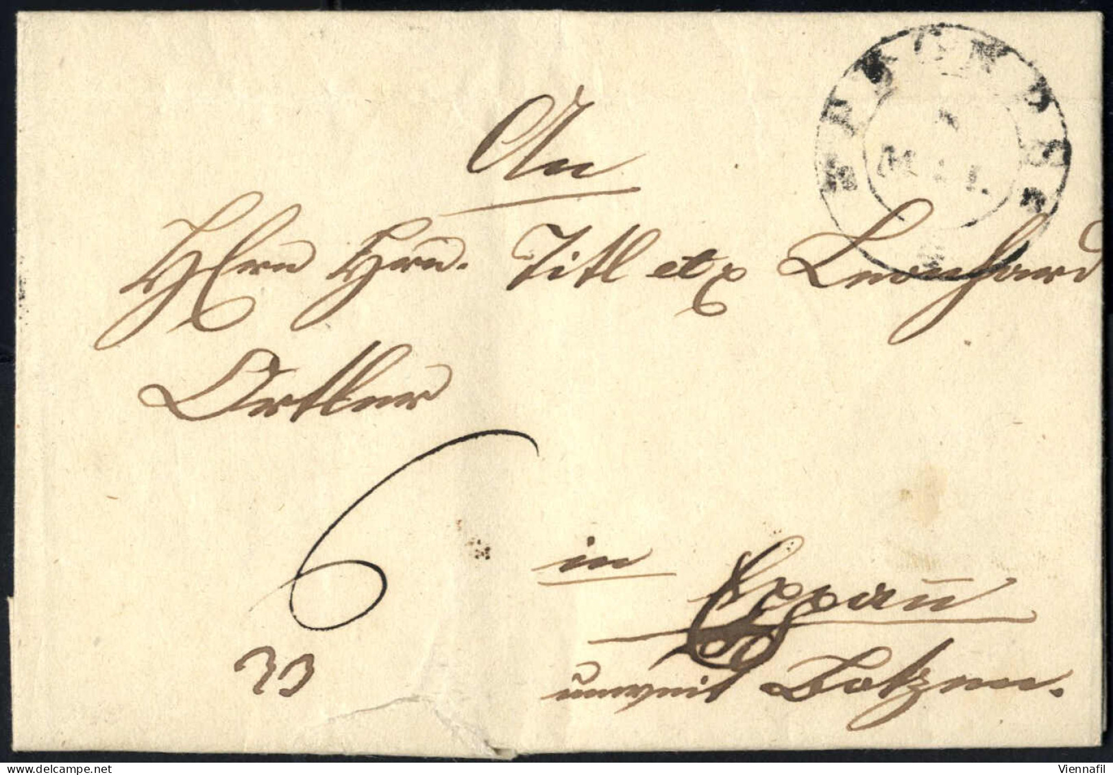 cover Tirol und Vorarlberg 1629/1850 ca., interessante Vorphilasammlung in drei Alben mit einigen Rekobriefen und Recepi