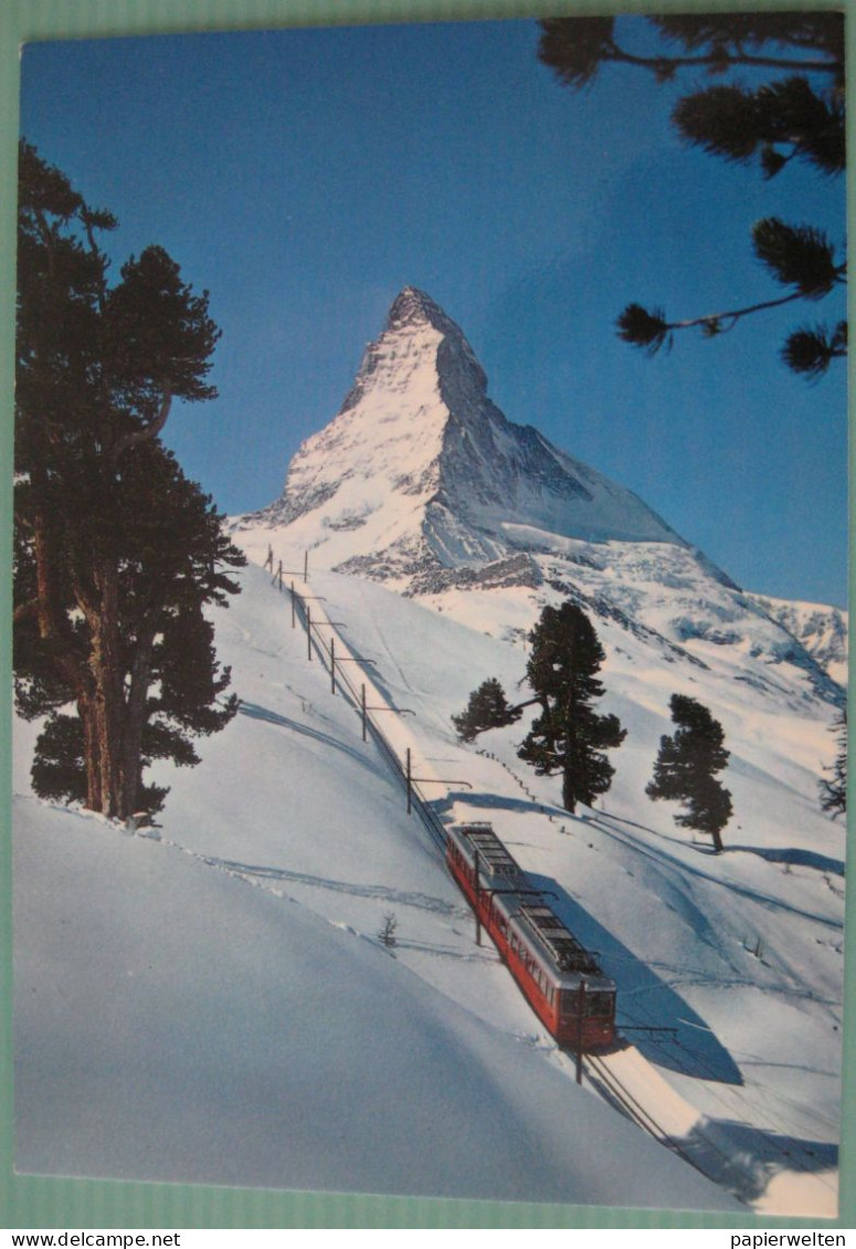 Zermatt (VS) -  Gornergratbahn Auf Riffelalp Mit Matterhorn - Zermatt