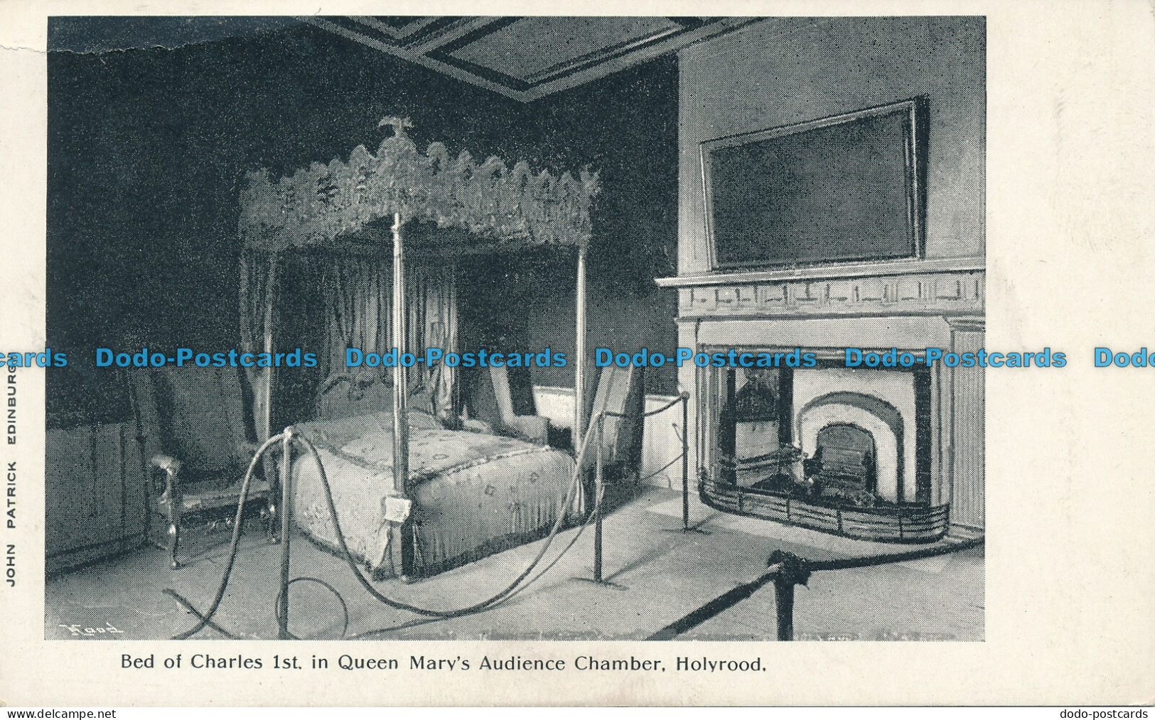 R028972 Bed Of Charles 1st In Queen Marys Audience Chamber. Holyrood. John Patri - Wereld