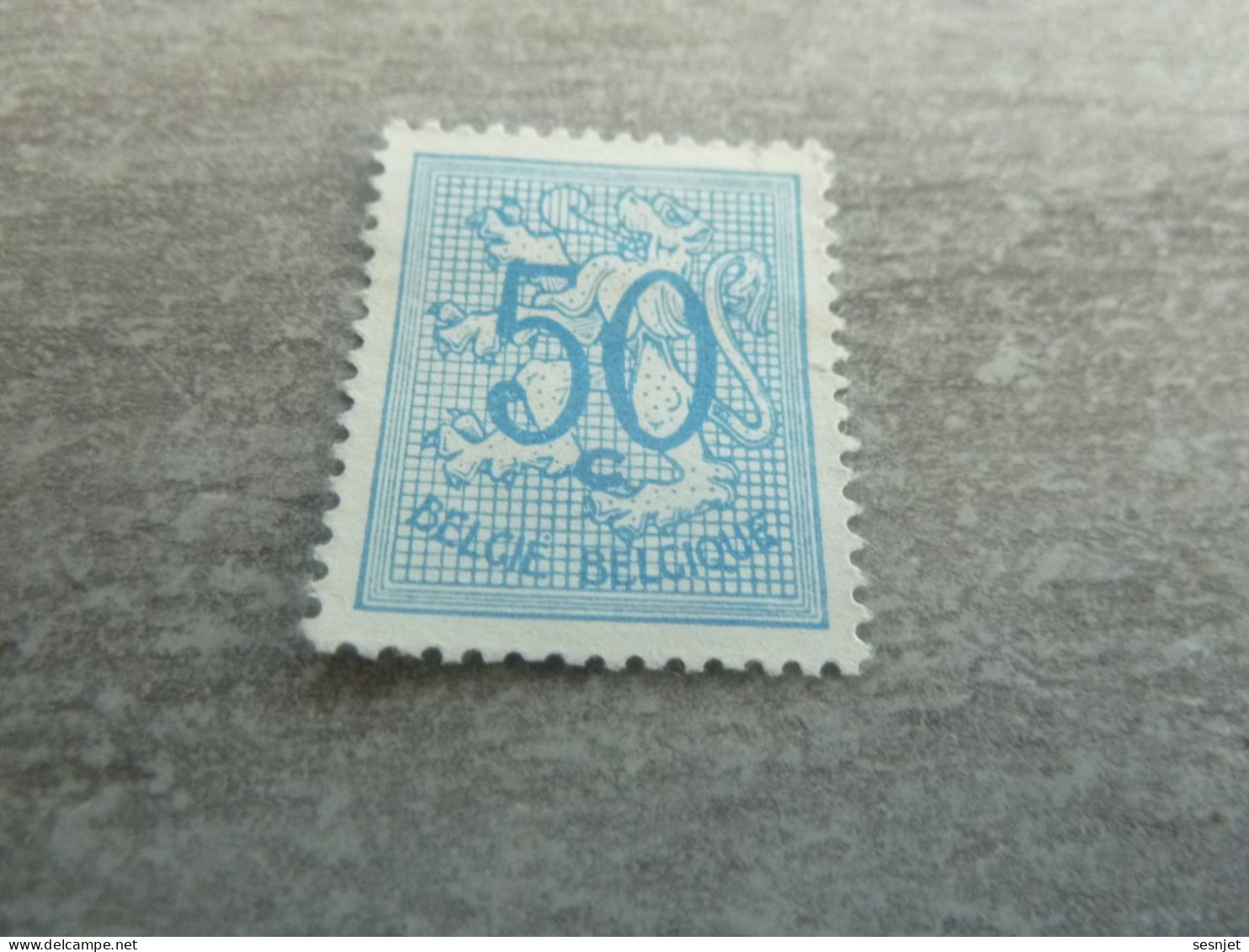 Belgique - Lion - 50c. - Bleu Clair - Non Oblitéré - Année 1971 - - Unused Stamps