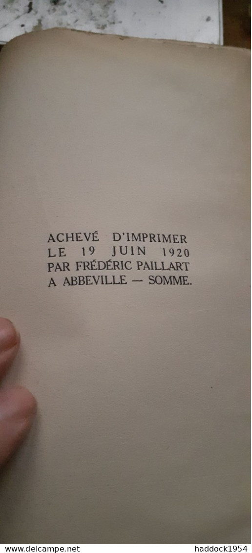 La Négresse Du Sacré Coeur ANDRE SALMON éditions De La Nouvelle Revue Française 1920 - Sonstige & Ohne Zuordnung