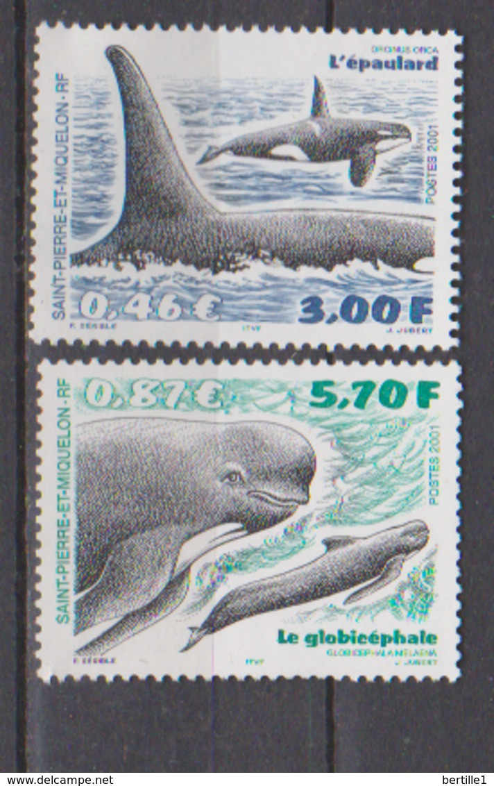 SAINT PIERRE ET MIQUELON              N° YVERT  738/739  NEUF SANS CHARNIERES     ( Nsch 02/ 30 ) - Unused Stamps