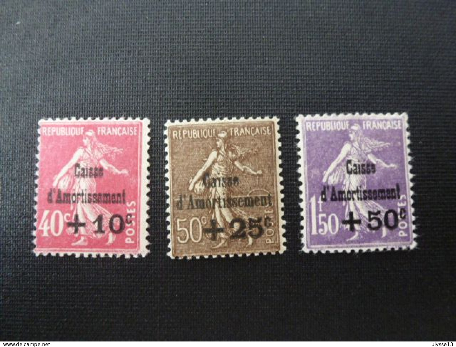 Année 1930 - Au Profit De La Caisse D'Amortissement - N°266 à 268 - Unused Stamps