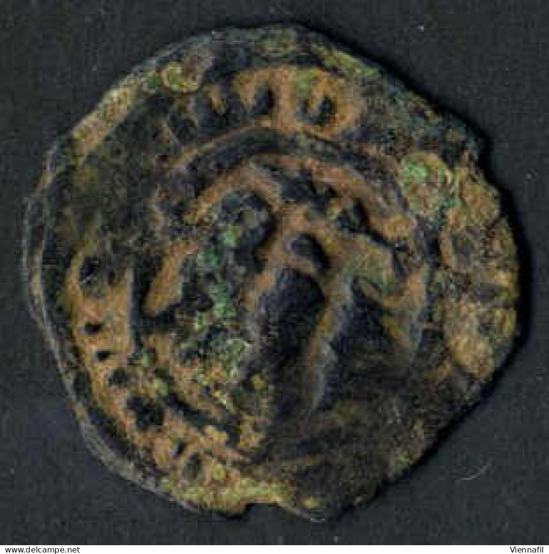 Anonym Nach 79-132AH, Fals, Ohne Jahr, Ar-Ramlah Beiz. Palme, Mich. 88, Schön, Selten - Islamische Münzen