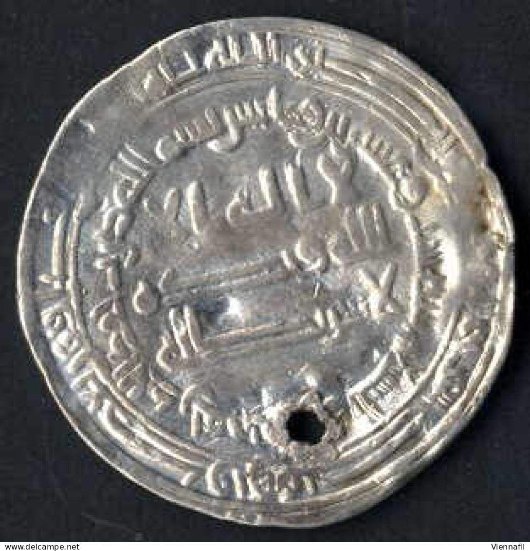 218-255AH 838-869, Dirham Silber, Verschiedene Jahre Und Münzstätten, Sehr Gut+ Loch, 6 Stück - Islamische Münzen