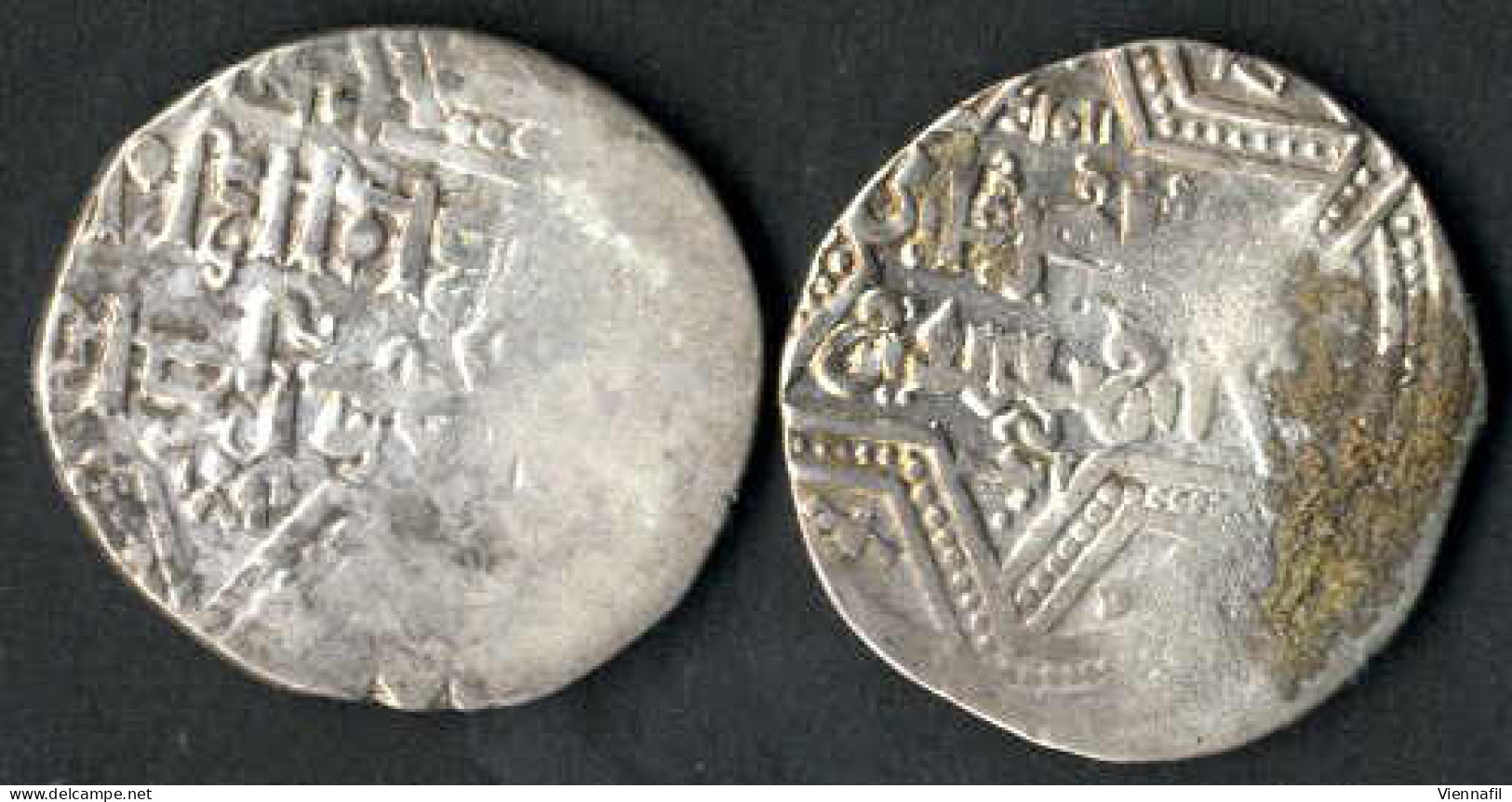 Az-Zahir Ghazi Gov. Haleb, 582-613AH 1186-1216, Dirham Silber, Jahr Xxx Haleb, Balog 599, Schön, 5 Stück - Islámicas