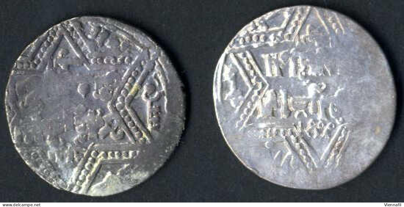 Az-Zahir Ghazi Gov. Haleb, 582-613AH 1186-1216, Dirham Silber, Jahr Xxx Haleb, Balog 599, Schön, 5 Stück - Islámicas