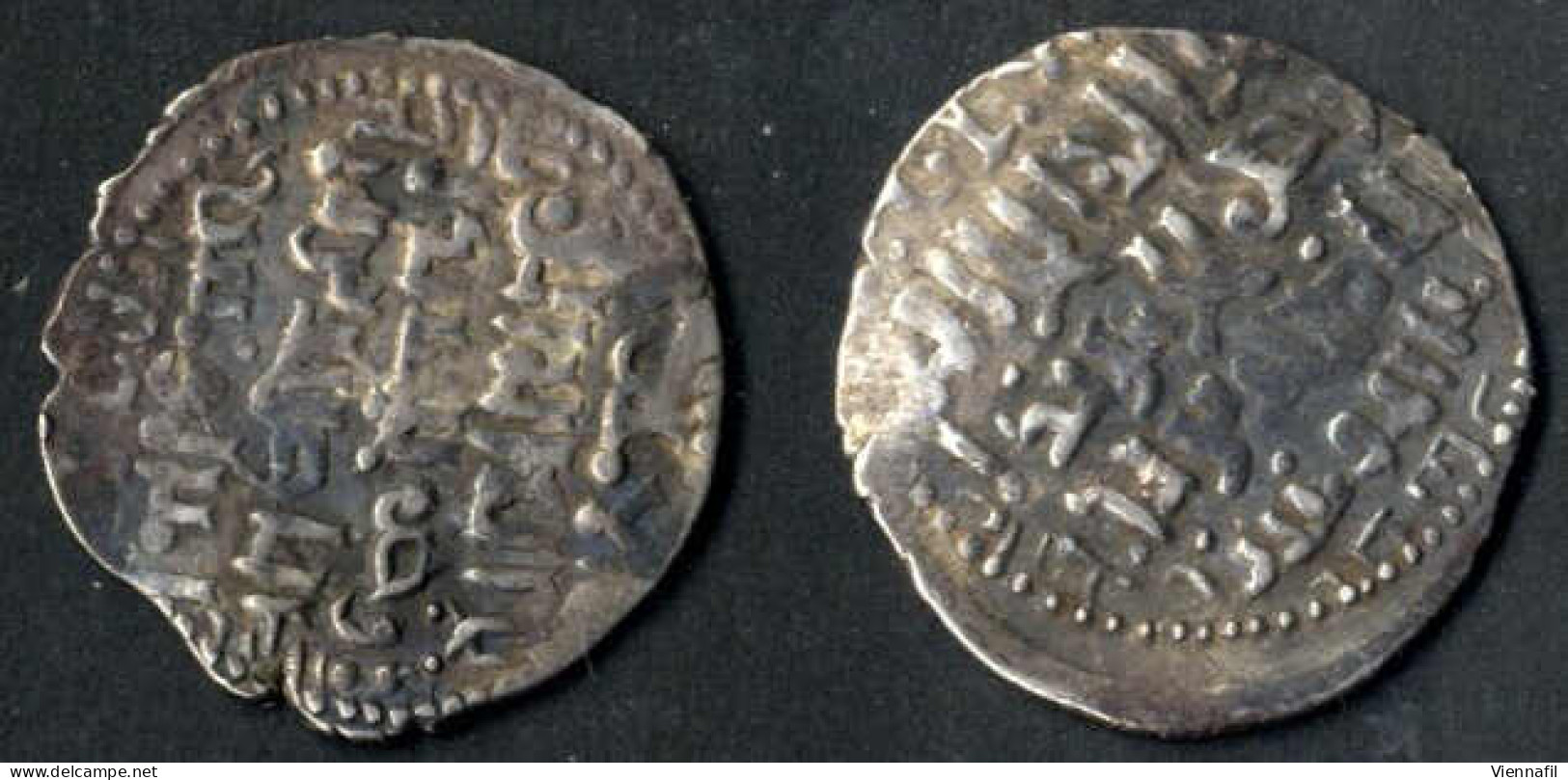 Tughril B. Qilij Arslan II, 580-610AH 1184-1215, Dirham Silber, 608 Erzurum, Mich 960, Sehr Schön, 2 Stück, Selten - Islamische Münzen