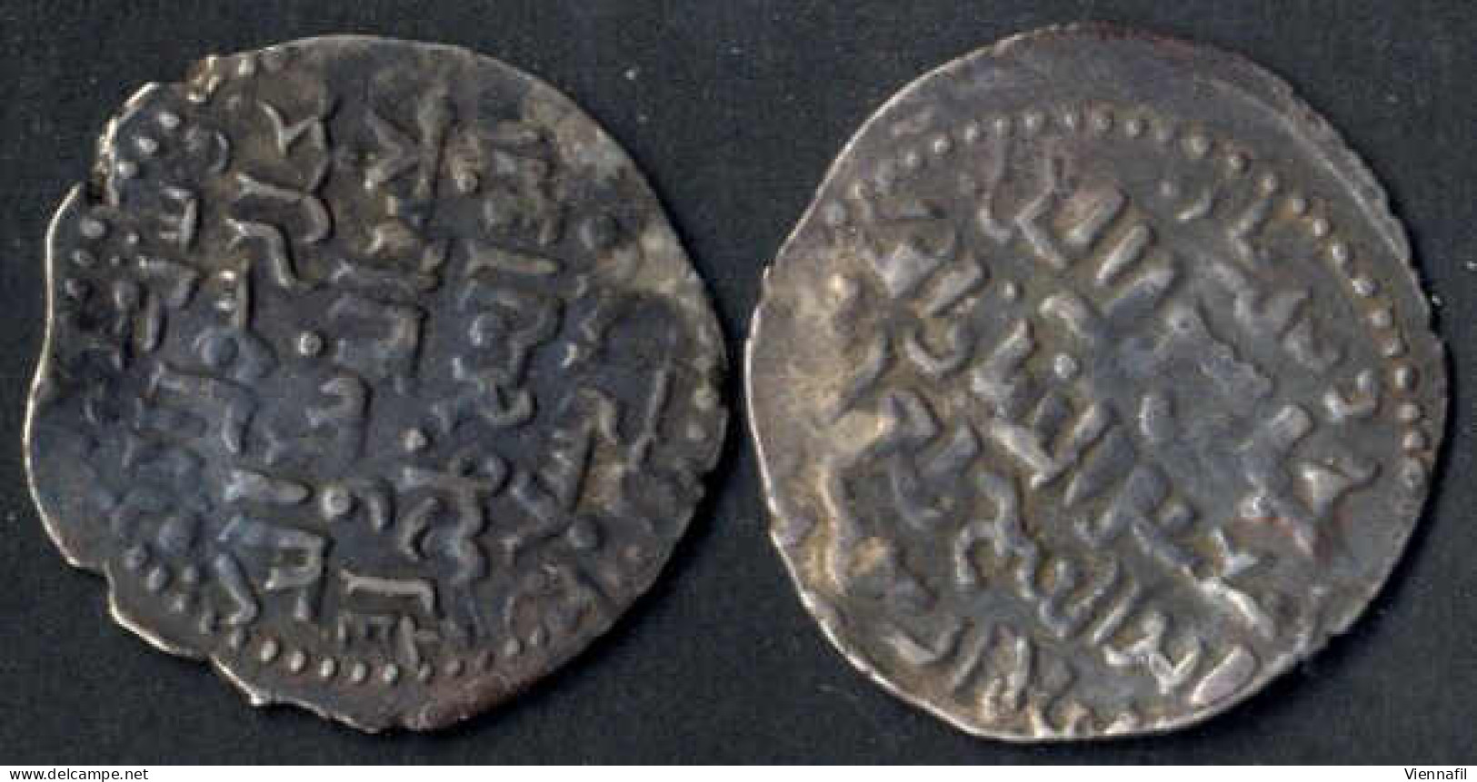 Tughril B. Qilij Arslan II, 580-610AH 1184-1215, Dirham Silber, 608 Erzurum, Mich 960, Sehr Schön, 2 Stück, Selten - Islamische Münzen