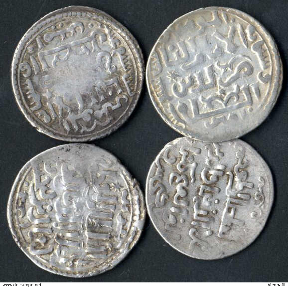 Kayqubad I., 616-634AH 1219-1236, Dirham Silber, 617,618,623 Qonya, 624 Ohne Münzstätte, BMC 123,125,129, -, Sehr Schön, - Islamiques