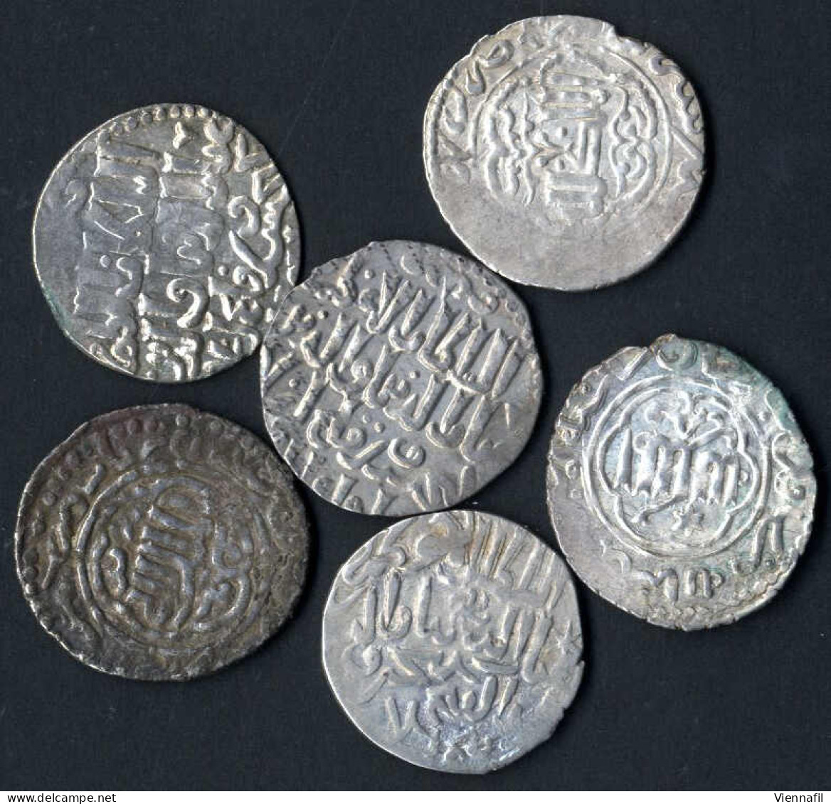 Kaykhusru III., 663-681AH 1265-1282, Dirham Silber, 676,680,681 Arzinjan, 663 Gaysariya, 675 Gümüsh-Bazar, Ma ' Dan Shah - Islamiques