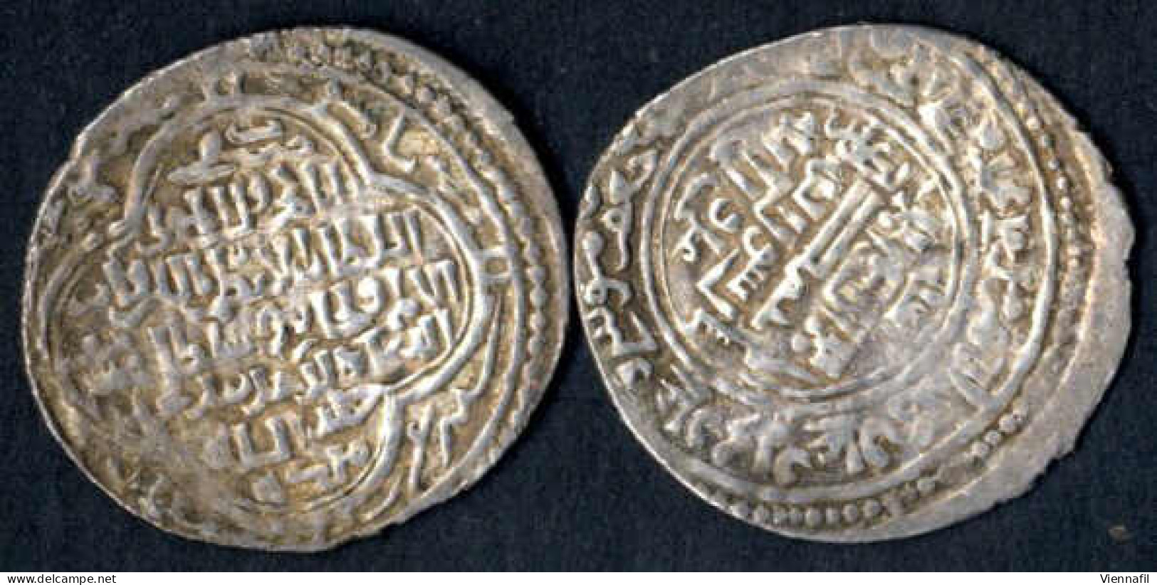 Uljaitu Ibn Arghun, 703-717AH 1304-1316, Dirham Und Doppeldirham Silber, 710,70x Samsun, Mich 1610 BMC 137,138, Sehr Sch - Islamische Münzen