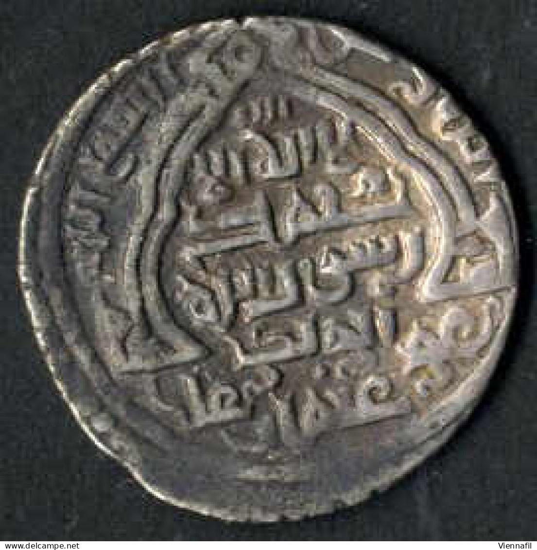 Abu Sa'id Khan, 716-736AH 1316-1335, Doppeldirham 2. Ausgabe Silber, 72x Shiraz 721 (Sultaniya), Mich 1633,1635f, Sehr S - Islamic