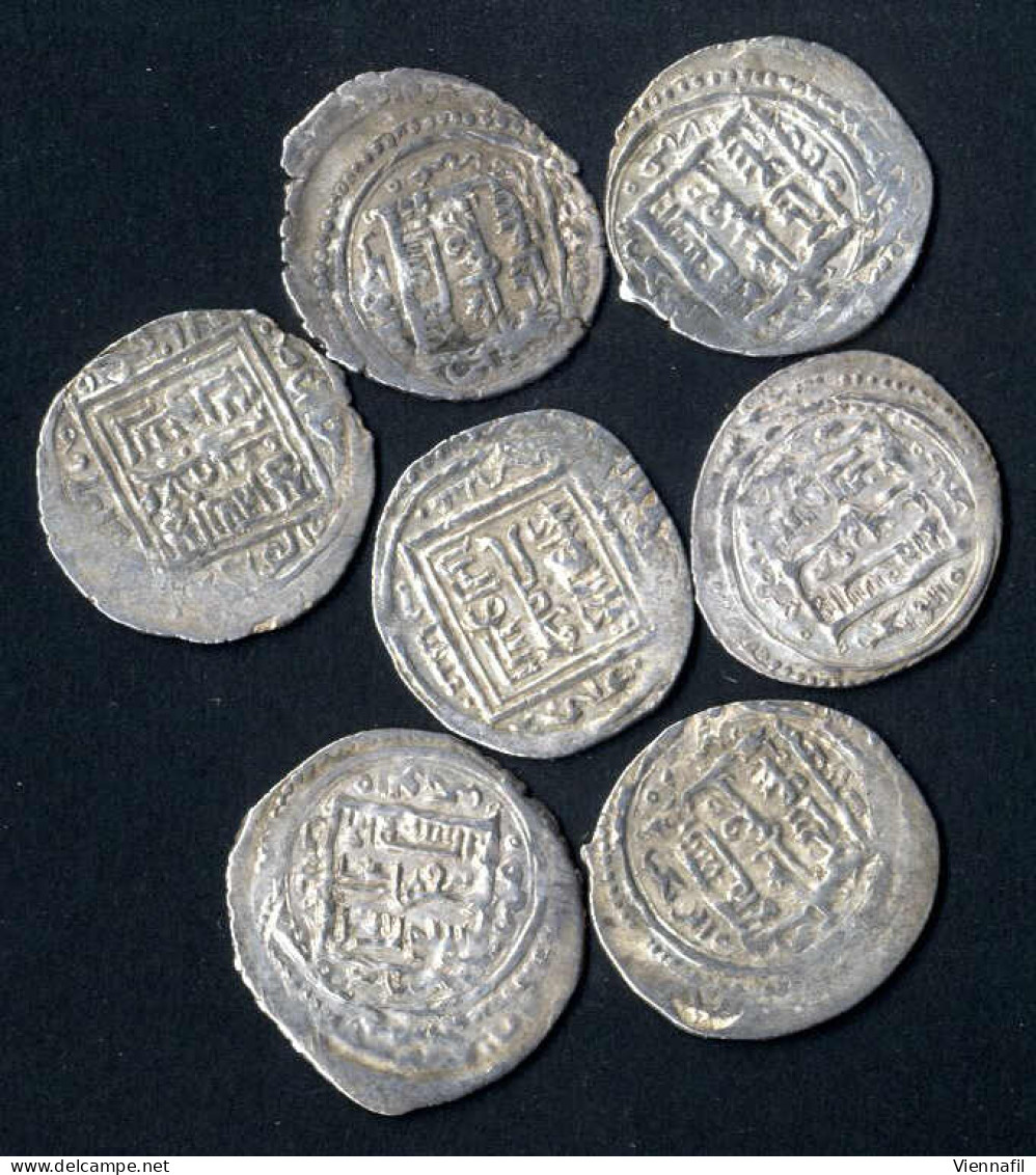 Anushirawan Khan, 744-757AH 1343-1356, Doppeldirham Silber, 746,7? Kighi, BMC- Mich-, Schön Bis Sehr Schön-, 11 Stück - Islamische Münzen