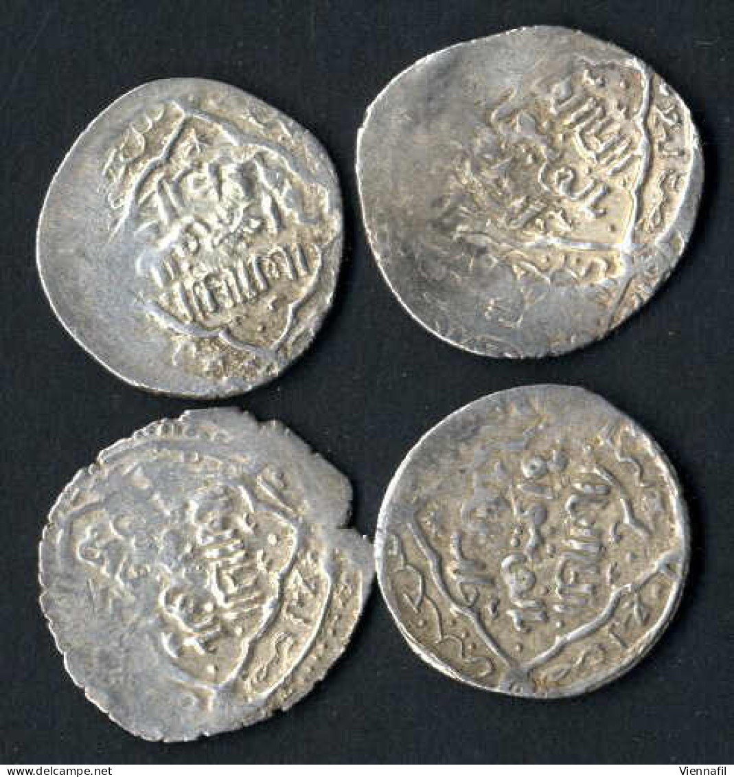 Anushirawan Khan, 744-757AH 1343-1356, Doppeldirham Silber, 746,7? Kighi, BMC- Mich-, Schön Bis Sehr Schön-, 11 Stück - Islamische Münzen