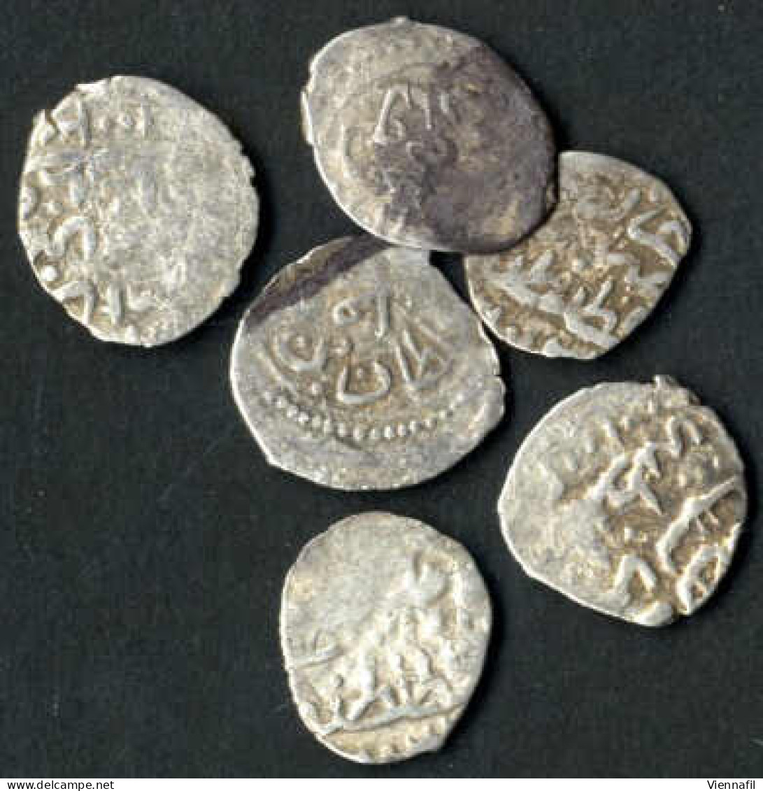 Mehmed III, 1003-1012AH 1595-1603, Akche Silber, 1003 Chanja, Qustentiniya, NP 340,341 KM 6 Sultan 1361,1362,1366, Schön - Islamiques