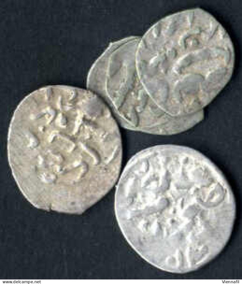 Ahmed I, 1012-1026AH 1603-1617, Akche Silber, 1012 Qustentiniya, Edirneh, Sidreqipsi, Bursa, Chanja, Novabirda, Sultan 1 - Islamic