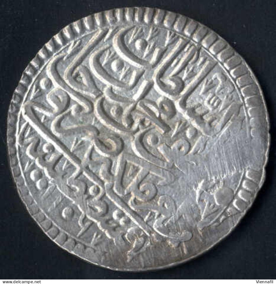 Mustafa II, 1105-1115AH 1695-1703, Kurush Silber, 1106 Qustentiniya, Beiz. 5, 12 ?, Sultan 1796,1799,1800, NP 492, Schön - Islamiques