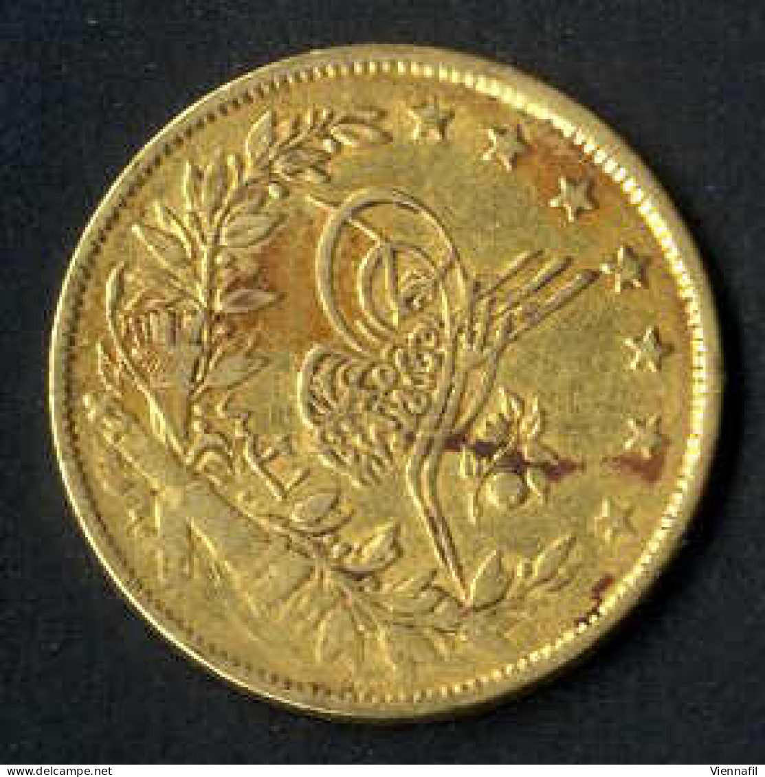 Abdül Mejid, 1255-1277AH 1839-1861, 100 Piaster Gold, Jahr 21 Qustentiniya, Craig 297 Sehr Schön 6,66 Gr Fein - Islamiche
